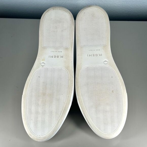 M.Gemi Shoes The Palestra Due White Leather Casual Shoes Size US 9.5 EU 40.5 - Picture 10 of 14